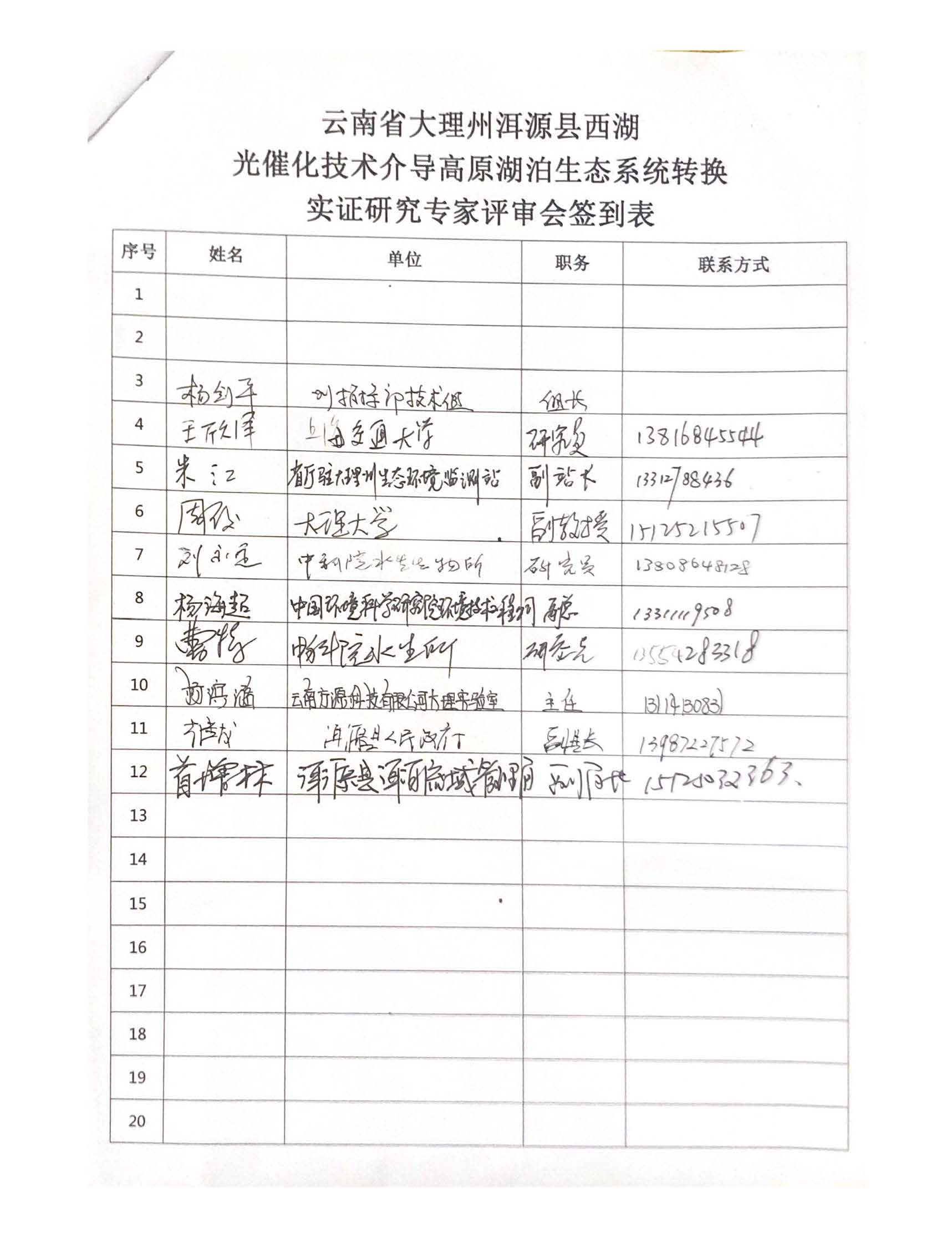 PMAES技術高原湖泊工程應用評審會